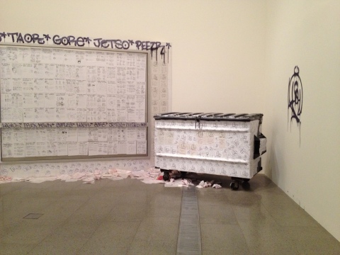'Graffiti doesn't belong in a gallery?' by Lush